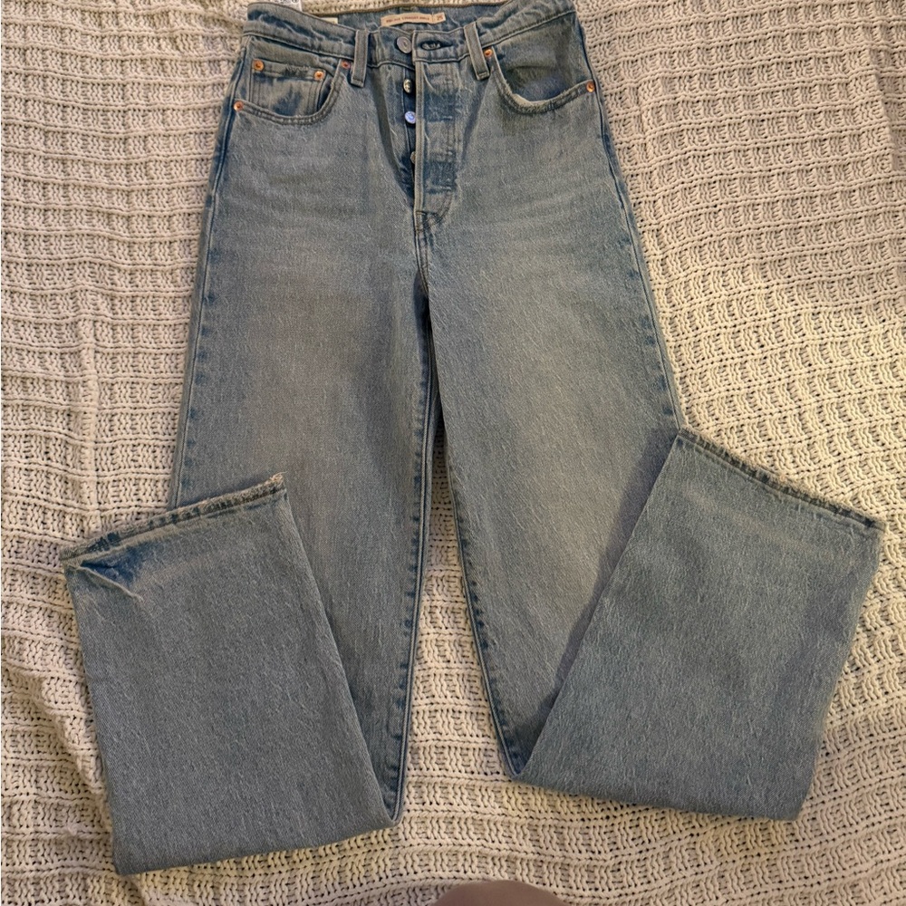 Levi's ribcage straight ankle